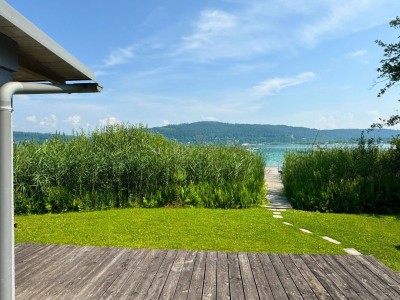 SEEWOHNUNG mit bombastischer Seeblickterrasse und exklusivem Strandbereich - Klagenfurt Nähe