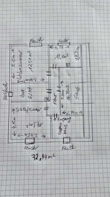 Gepflegte 3-Zimmer Dachgeschosswohnung in Bergrheinfeld
