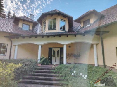 Tolle Villa mit neuer PV-Anlage bietet viel Platz und ruhige, grüne Umgebung – 38 min zur Stadtgrenze Wien!