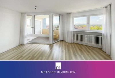 Weitblick inklusive: Gut geschnittene 2,5-Zimmer-Wohnung mit Balkon
