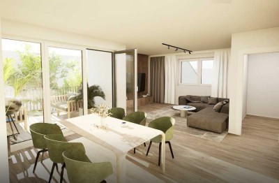 Moderne 3-Zimmer-Wohnung mit Balkon