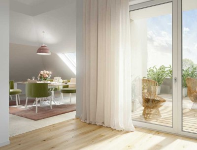 Großzügig & modern: Neubau-Dachgeschosswohnung im Herzen von Eltville