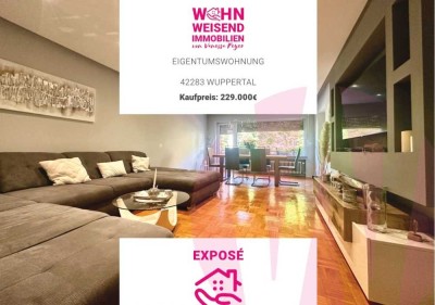 Etagenwohnung 130qm I Stellplatz I 2 Balkone I Küche I Wuppertal Stadtteil Rott zu verkaufen