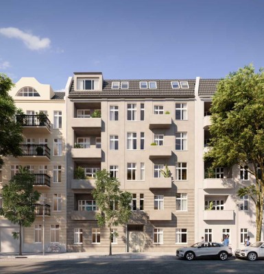 Garden Line – WE3: 2-Room Ground Floor Altbau Apartment in LINE 57 | Special Bonus for Early Buyers