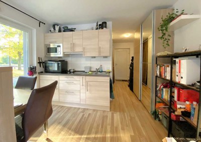 Neuwertiges 1-Zimmer Apartment mit Terrasse und PKW-Stellplatz