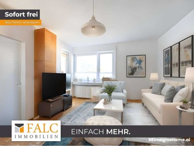 Bezugsfrei ab sofort - Single Apartment mit Sonnenbalkon