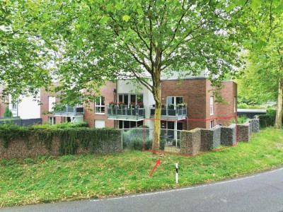 Attraktive 2-Zimmer-Erdgeschoss-Wohnung am Vechtesee in zentraler Lage von Nordhorn