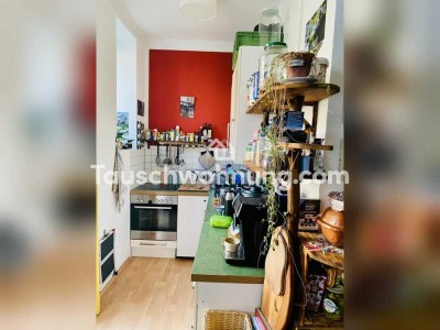 Tauschwohnung: 3 Raumwohnung mit grünem Hinterhof