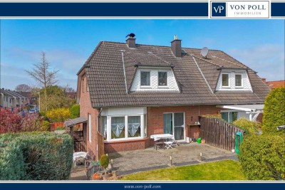 Moderne Doppelhaushälfte mit großen Garten