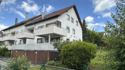 Sonnige 3-Zimmer-Wohnung mit Balkon und Einzelgarage in ruhiger Wohnlage