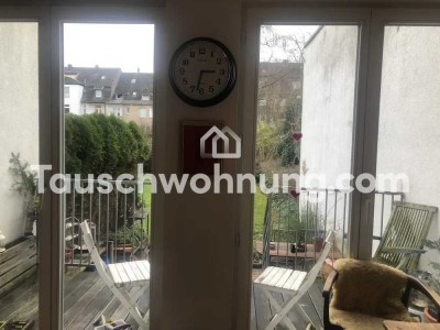 Tauschwohnung: Helle Wohnung mit Wendeltreppe und Terrasse