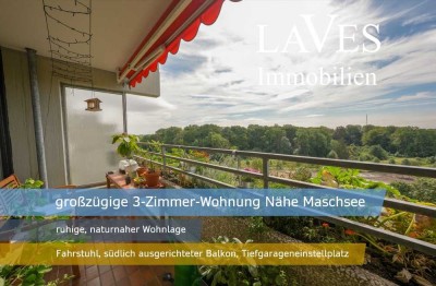 schöne 3-Zimmer-Wohnung mit unverbautem Ausblick!