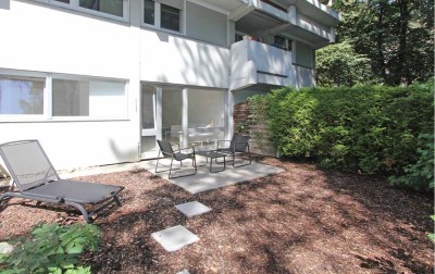 Top Business-Apartment! Möblierte 1,5-Zi.-Gartenwohnung nahe Olympia-Einkaufszentrum