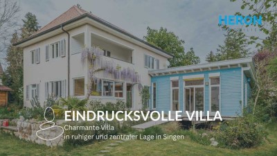 EINDRUCKSVOLLE VILLA - Charmante Villa in ruhiger und zentraler Lage in Singen