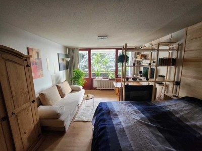 1-Z.-Whg mit Balkon,provisionsfrei, barrierefrei erreichbar,möbliert,sofort beziehbar