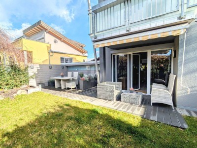 STADTNAH: MIT GARTEN, 2 TERRASSEN &amp; BALKON IN BERGIDYLLE