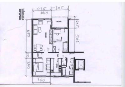 3,5 Zimmer Wohnung in Esslingen Stadtmitte 
Miete 1200 € 
85 m²