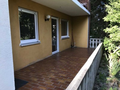 Gepflegte 4-Zimmer-Wohnung mit Terrasse und Garten in Geratshofen