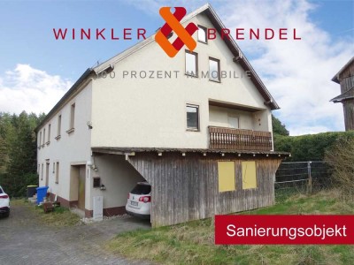 Sanierungsobjekt: Bauernhaus mit Reithalle, Scheune und landwirtschaftl. Flächen