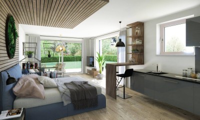 Exklusives Garten-Studio mit privatem Seezugang | Feel Good Residenzen