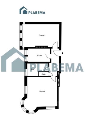 Individuelle 2-Zimmer Altbau Wohnung im Stadtzentrum, WG-geeignet, Möblierung möglich