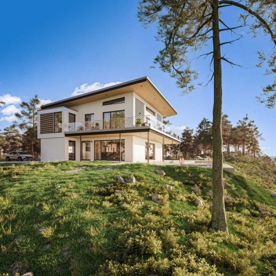 Modernes Einfamilienhaus am Wasser: Stilvolles Wohnen mit Seeblick!