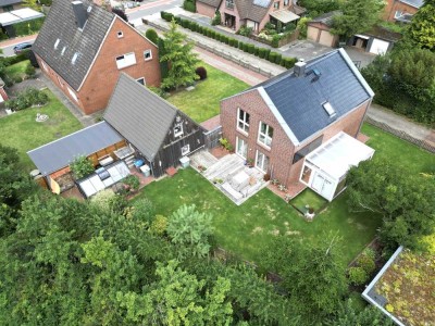 Stilvoll wohnen in Harsefeld – Massivhaus mit Sauna, Kamin & Traumgarten *** 360 Grad Rundgang ***