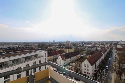 Bezugsfertige 3-Zimmer-Wohnung mit 2 Balkonen  und sagenhaftem Blick über Ingolstadt