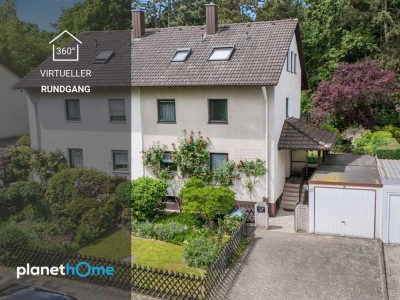 Ruhig und doch zentral – Charmantes Doppelhaus in Erlangen-Büchenbach