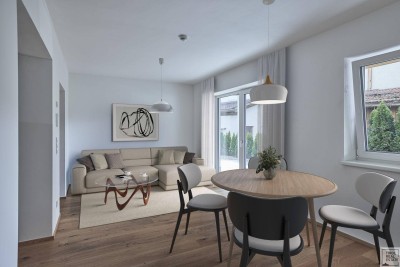 Tiroler Alpenidylle: Elegante Erdgeschosswohnung mit Terrasse &amp; 55 m² Wohnkomfort ab nur € 219.000,-