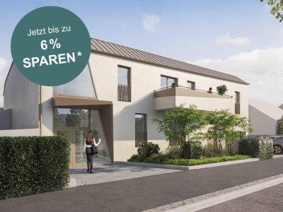 Jetzt Baustartaktion nutzen! LAVITA - 2 Zimmer Neubauwohnung mit Terrasse und Garten in Südlage