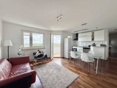 AB SOFORT*Möblierte Wohnung m. Südbalkon, 11.OG mit Aussicht, ruhig in Parkstadt Bogenhausen gelegen