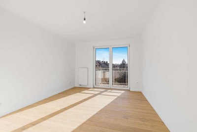 QQI: Elegantes 1-Zimmer City-Apartment mit Balkon