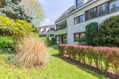 Himmelhof: Splitlevel-Gartenwohnung in traumhafter Grünruhelage von Ober St.-Veit