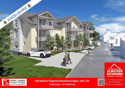 4 Zi. OG mit Terrasse ca. 112 m² - Wohnung 7 - Trottenweg 1, 79790 Kadelburg