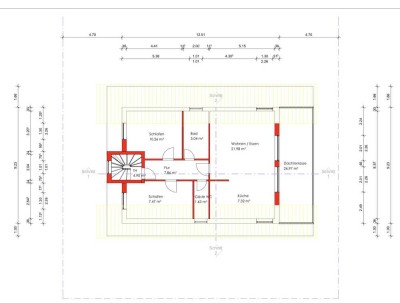 Penthouse-Fläche zum selbst bauen mit Baugenehmigung