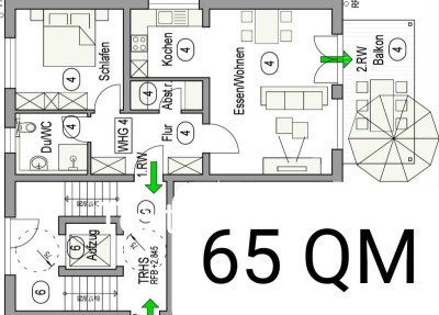 65qm-Wohnung in Schwäbisch Gmünd Bargau