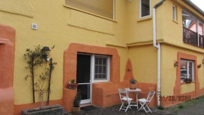 Im EG und 1. OG attraktive und vollständig renovierte 4-Zimmer-Wohnung mit Kamin und Terrasse