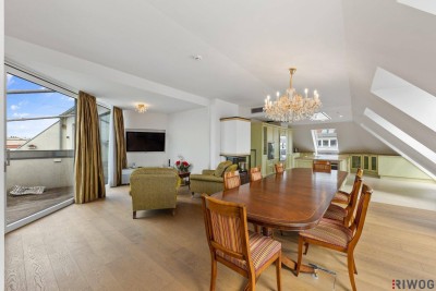 LUXUS ÜBER WIEN - Dachterrasse - DG-Maisonette beim Getreidemarkt - Luxusausstattung - zwischen Mariahilfer Straße und Wienzeile