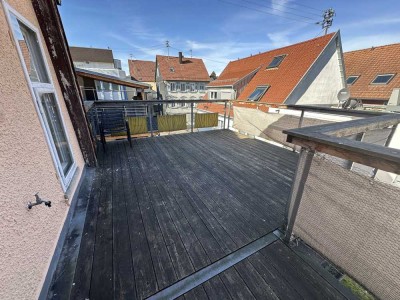 3-Zimmer-Altbauwohnung mit großer Dachterrasse in Esslingen – modernisiert