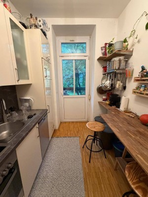 Schöne 2-Zimmer Altbauwohnung mit großem Balkon in der Kastellfeldgasse zu vermieten