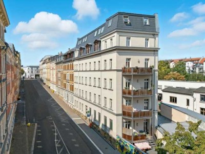 Eigentumswohnung über den Dächern von Leipzig-Plagwitz mit Fernblick!