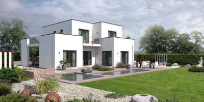 � Modern wohnen, einzigartig leben: � Bauhaus (fast 250 m²) für Familien mit Stil
