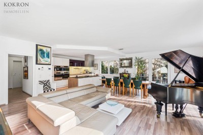 Elegante Garten-Wohnung stillt Sehnsucht nach Ruhe