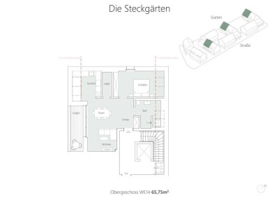 Die Steckgärten - Wohnung A14