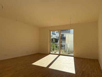 Erstbezug: Barrierefreie Wohnung mit Terrasse und TG-Stellplatz