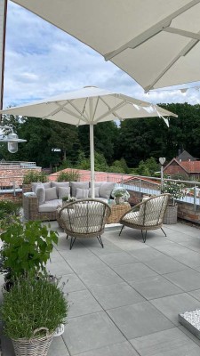 3 Zimmer DG-Wohnung mit EBK/Kamin/Dachterasse in Lauenbrück