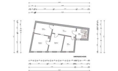 Gepflegte 2-Zimmer-Erstbezugswohnung in Schlossparknähe Weinheim – ca. 60 m² im 1. Obergeschoss