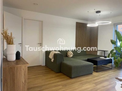 Tauschwohnung: Helle 3-Zimmer Wohnung mit Südbalkon und zwei Badezimmern
