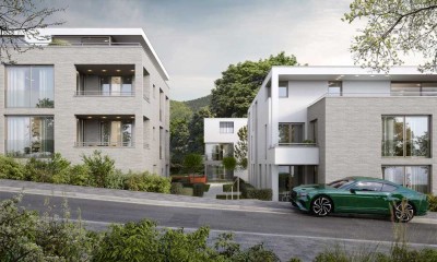 Exklusive Wohnung im repräsentativen Villen-Ensemble mit bulthaup Küche und Klafs S1 Sauna